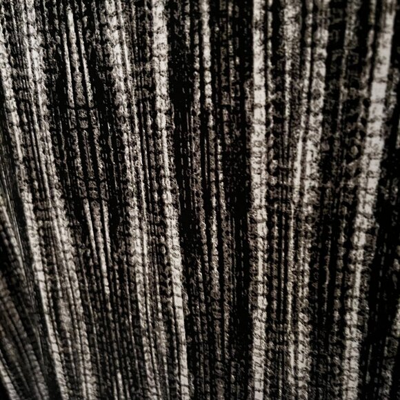 NEW/No Tags BCBG Maxazria Woman's Black & White Strip Dress / Size -  L - Picture 5 of 8